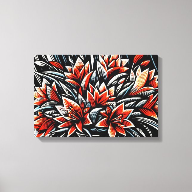 Impressão Em Tela Midnight Bloom (Frente)