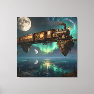 Impressão Em Tela Midnight Express Through the Celestial Realms