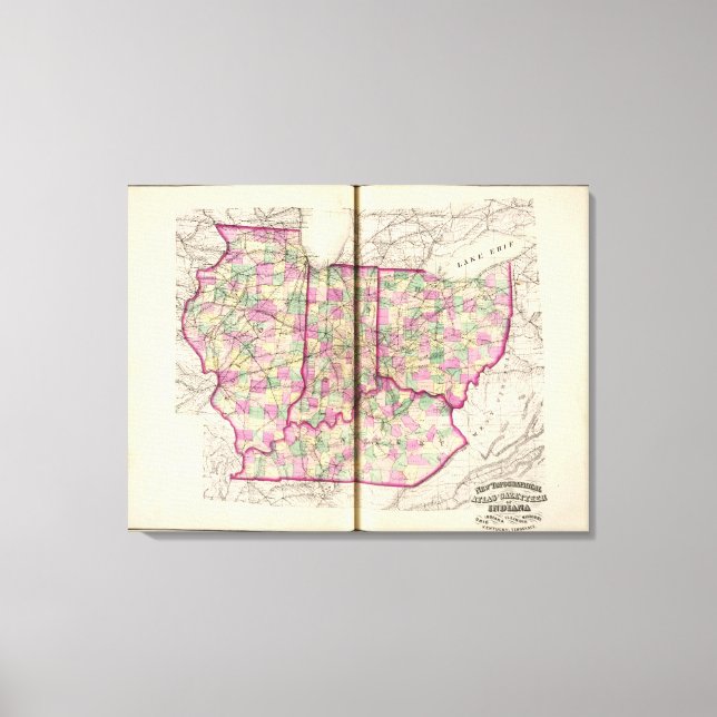 Impressão Em Tela Midwest Railroad (Frente)