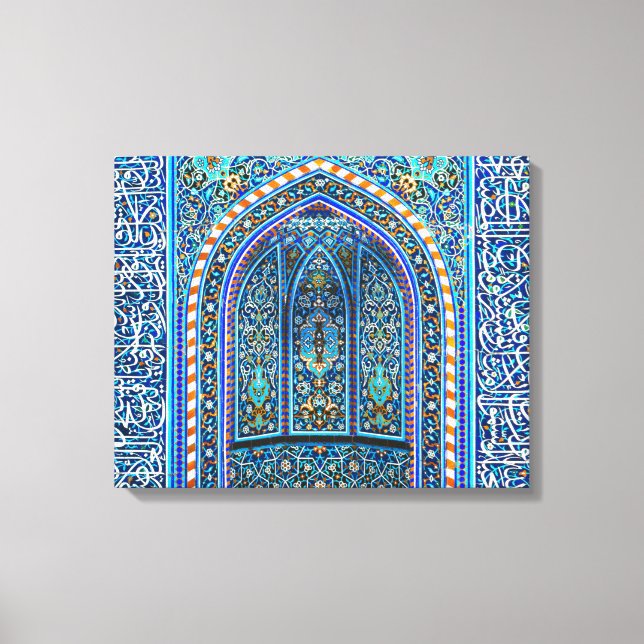 Impressão Em Tela Mihrab - Oração Niche (Frente)