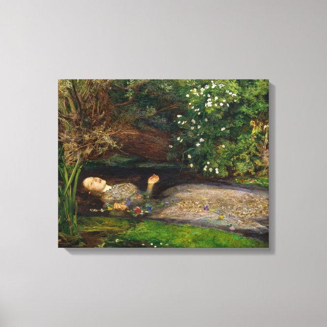 Impressão Em Tela Millais Ophelia CC0496 (Frente)