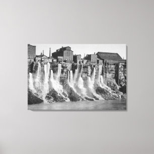 Impressão Em Tela Mills no lado americano das quedas de Niágara