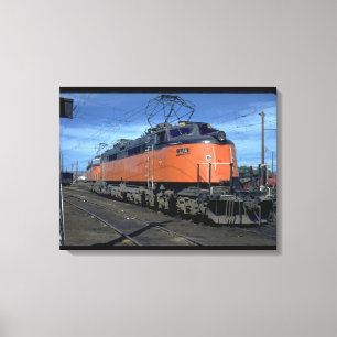 Impressão Em Tela Milwaukee Road boxcab, elétrico #E34A_Trains