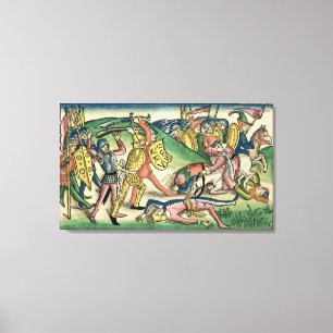 Impressão Em Tela Mim reis 15 guerra 16 entre o Asa e o Baasha, do