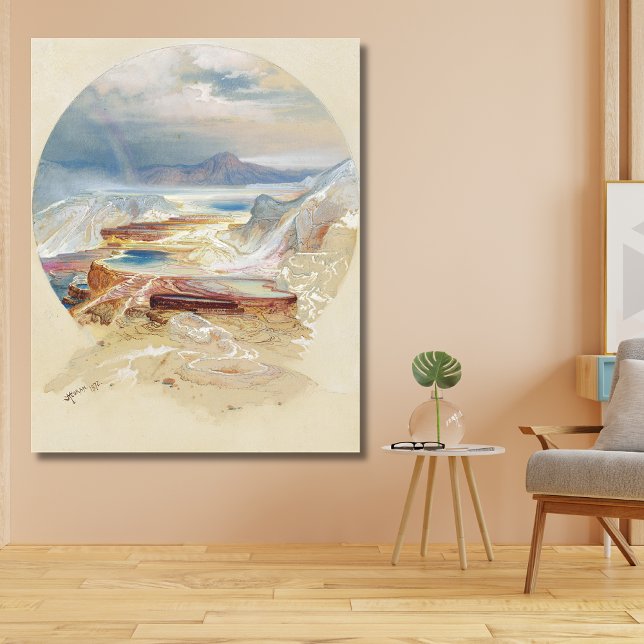 Impressão Em Tela Minerva Terrace, Moran, 1872 (Criador carregado)