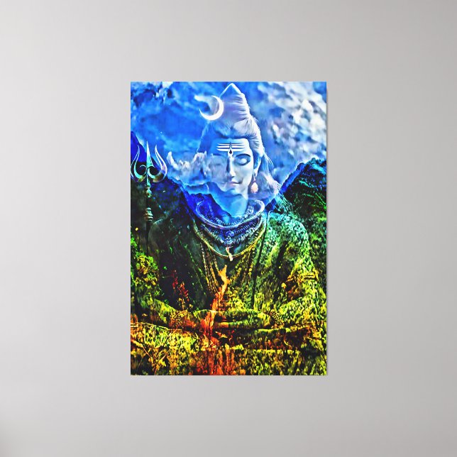 Impressão Em Tela Minha escova de arte digital (Frente)