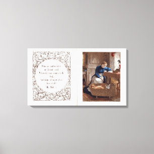 Impressão Em Tela Minha mãe, um poema por Ann Taylor