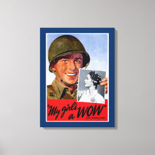 Impressão Em Tela Minhas Meninas Um Uau