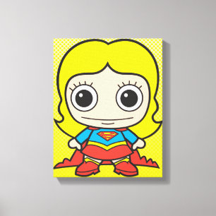 Impressão Em Tela Mini Supergirl