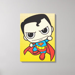 Impressão Em Tela Mini Superman Voando