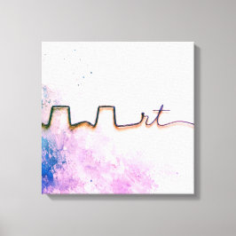 Impressão Em Tela Minimalist RT Design | Inhalotherapy Inspired