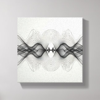 Impressão Em Tela Minimalista Moderno Arte de Linha Simétrica - Abst