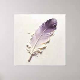 Impressão Em Tela Minimalista Traço de Pintura a Óleo 3D Lavanda Rox