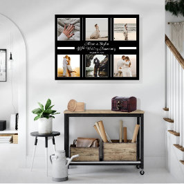 Impressão Em Tela Mínimo 6 Foto 40º Aniversário de Casamento