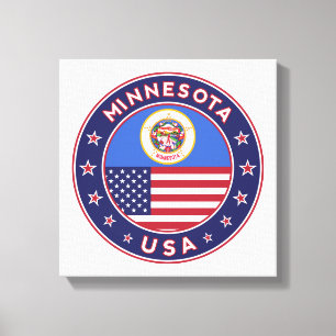 Impressão Em Tela Minnesota, Estados Unidos, Minnesota poster, canva