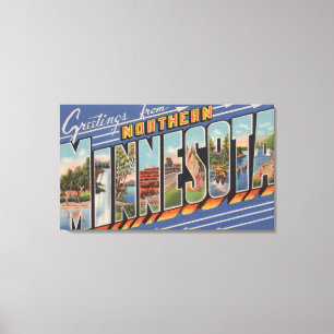 Impressão Em Tela Minnesota (norte) - grandes cenas da letra