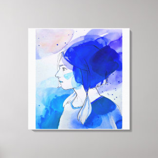 Impressão Em Tela mirada de señorita valiente