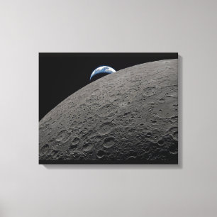 Impressão Em Tela Missão da Lua Artemis Nave Espacial Orion Crepúscu
