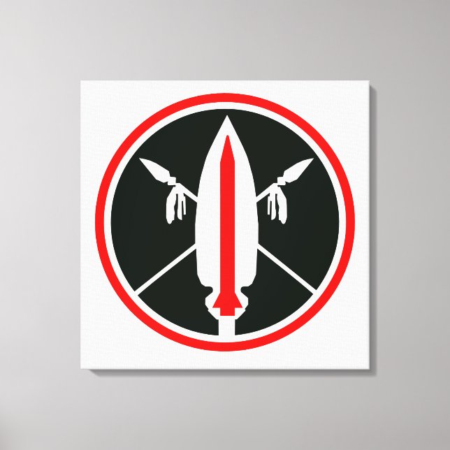 Impressão Em Tela Míssil de lança (Frente)