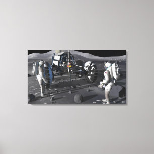 Impressão Em Tela Missões futuras da exploração do espaço