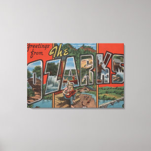 Impressão Em Tela Missouri - o Ozarks - grandes cenas 2 da letra
