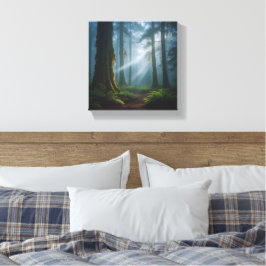 Impressão Em Tela Misty Forest Magic