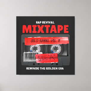 Impressão Em Tela Mixtape rap Revival Era Ouro