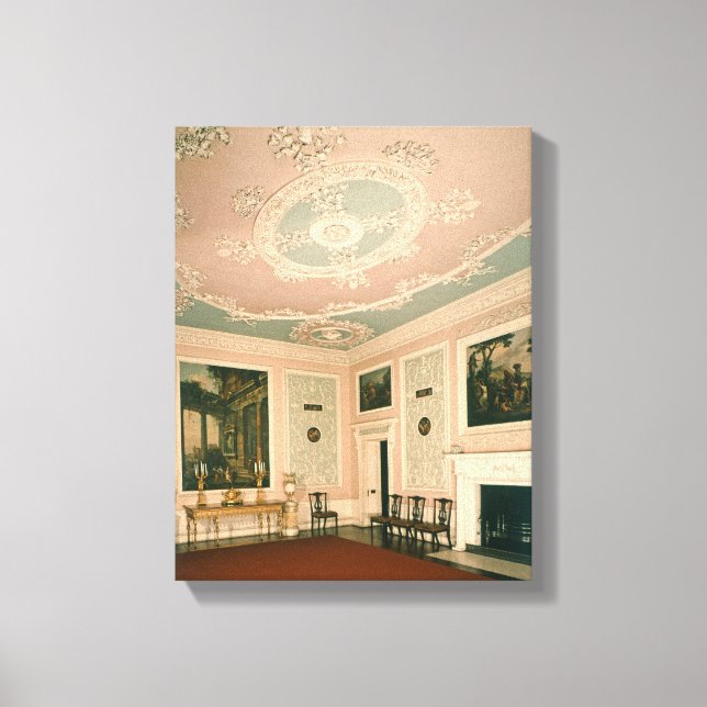 Impressão Em Tela Mobiliário de sala de jantar, 1767 (Frente)