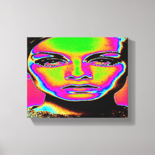 Impressão Em Tela Moda Pop Art