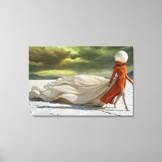 Impressão Em Tela Moda Surrealista no Deserto