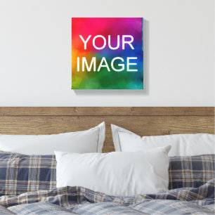 Impressão Em Tela Modelo de Foto de Evento de Casamento Familiar Est