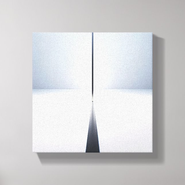 Impressão Em Tela Modern Minimalist Abstract Vertical Beam - 3D  (Frente)