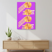 Moderno Abstrato Dourado Geométrico Orquídea de Me