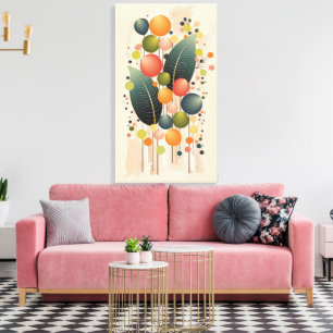 Impressão Em Tela Moderno Boho e Geométrico