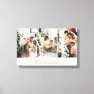 Impressão Em Tela Moderno de Colagem de Fotos Personalizada 3