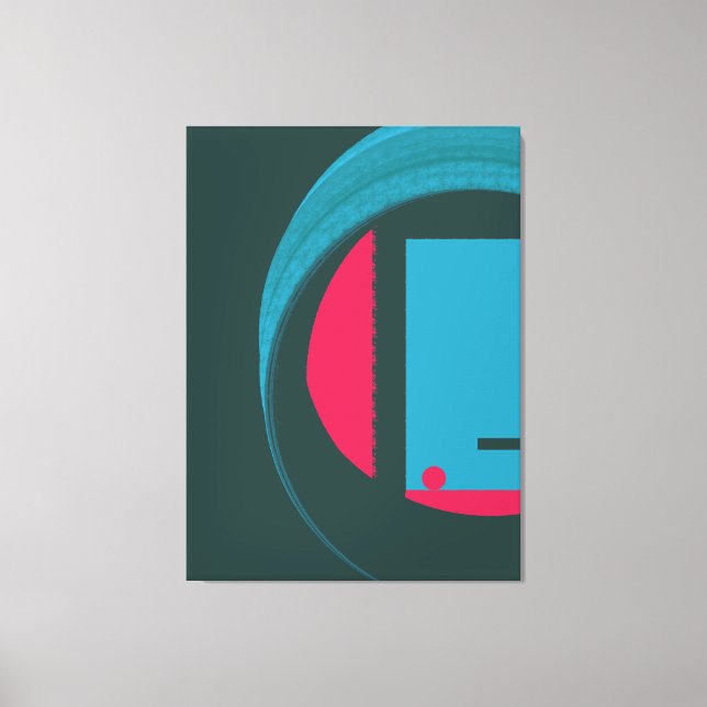 Impressão Em Tela Moderno Eco Geométrico Abstrato (Frente)