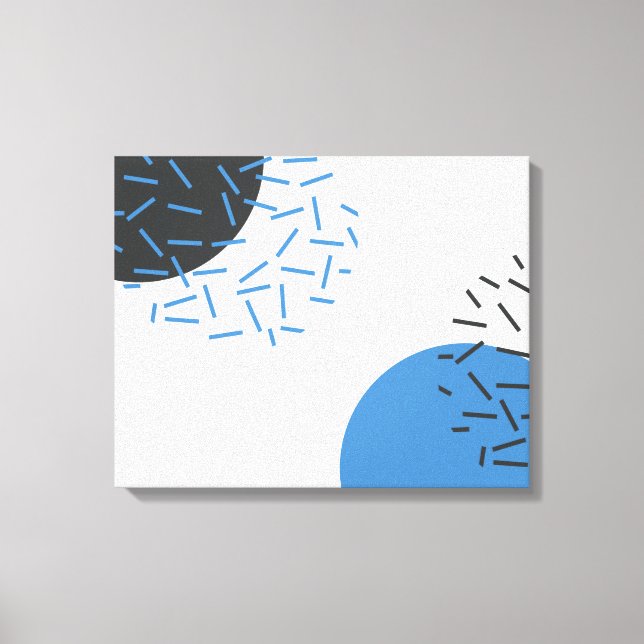 Impressão Em Tela Moderno, simples, legal, abstrato, padrão gráfico (Frente)