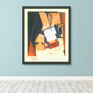 Impressão Em Tela Moedor de Café por Juan Gris, Arte Cubista Vintage