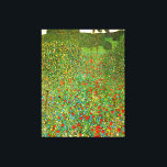 Impressão Em Tela Mohnfeld (1907), de Gustav Klimt.<br><div class="desc">Mohnfeld (1907),  de Gustav Klimt. Impressão de tela.</div>