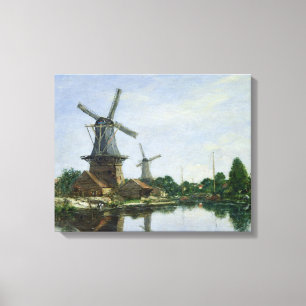 Impressão Em Tela Moinhos de vento holandeses, 1884