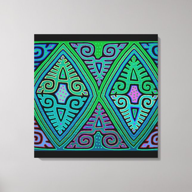 Impressão Em Tela Mola de diamante indiano Kuna (Frente)