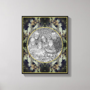 Impressão Em Tela Moldura de Hortênsia Lacecap Crie Sua Própria Foto