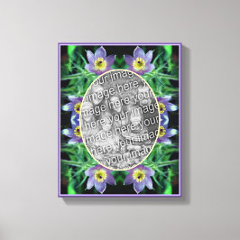 Impressão Em Tela Molduras de Flores de Pasque Crie Sua Própria Foto