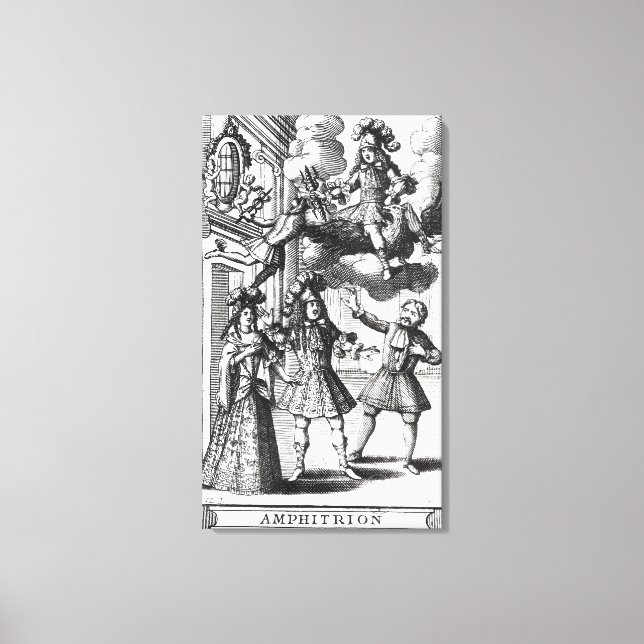 Impressão Em Tela Moliere 'Amphitryon' (Frente)