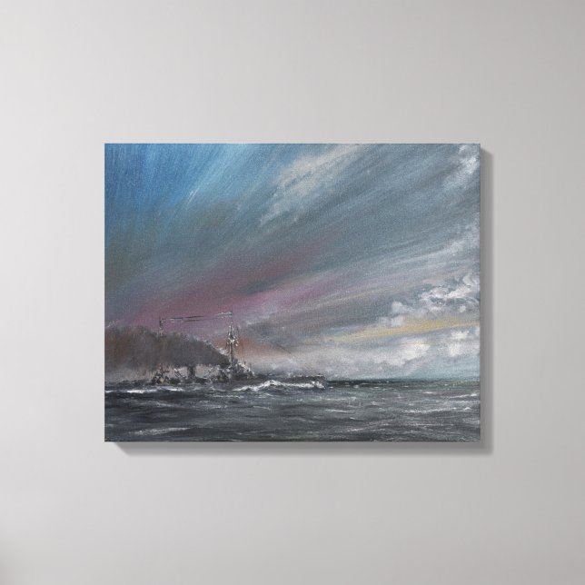 Impressão Em Tela Moltke Jutland 1916. 2014 (Frente)