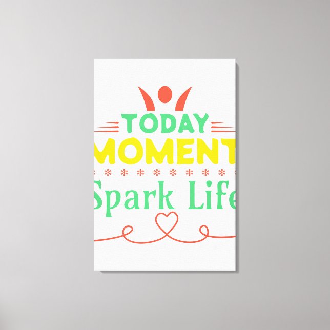 Impressão Em Tela Momento Atual, Espete A Vida (Frente)