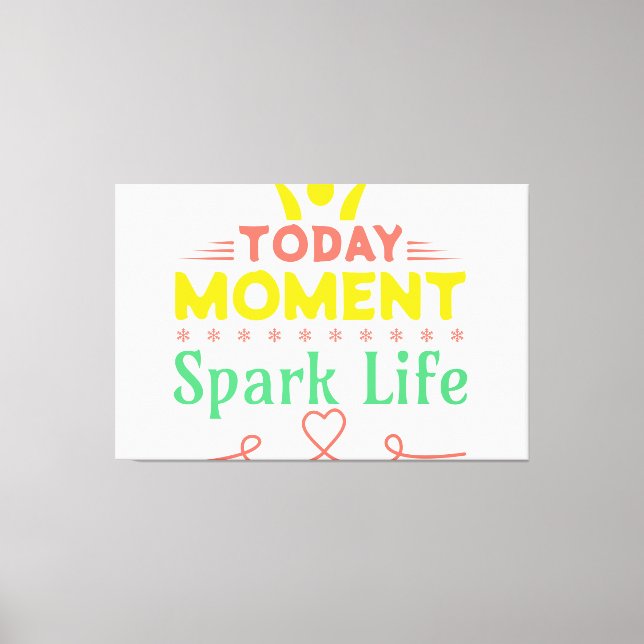 Impressão Em Tela Momento Atual, Espete A Vida (Frente)