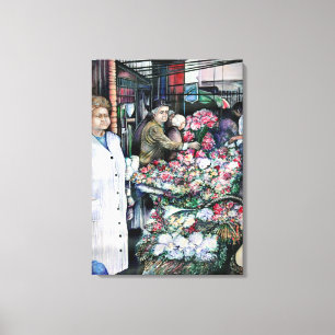 Impressão Em Tela Momento Mágico No Mercado Misloc Da Hungria