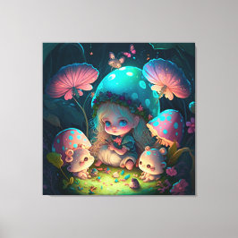 Impressão Em Tela Momentos de elfo mágico