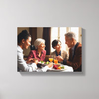 Momentos Quentes da Família em Torno da Mesa de Ja